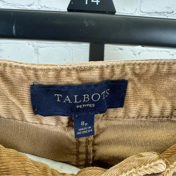 Talbots Tan Heritage Corduroy Pants Size 8P - Picture 3 of 5